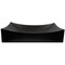 Novatto Modern Matte Black Porcelain Vessel Sink Set with Chrome Drain and Sealer NP-01141MBCH - alternate 3